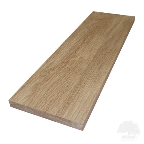 Мебельный щит из дуба цельноламельный с сучками 40x600x3000 мм